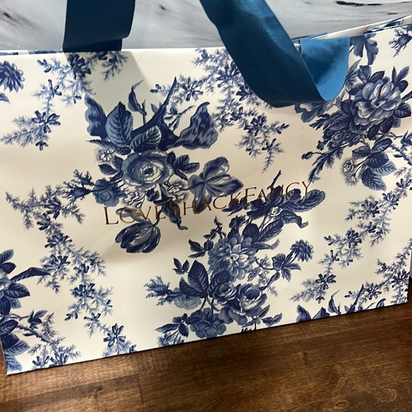 LOVE SHACK FANCY Blue plaid puff sleeve smocked Stanley mini dress 💙 - Picture 5 of 5